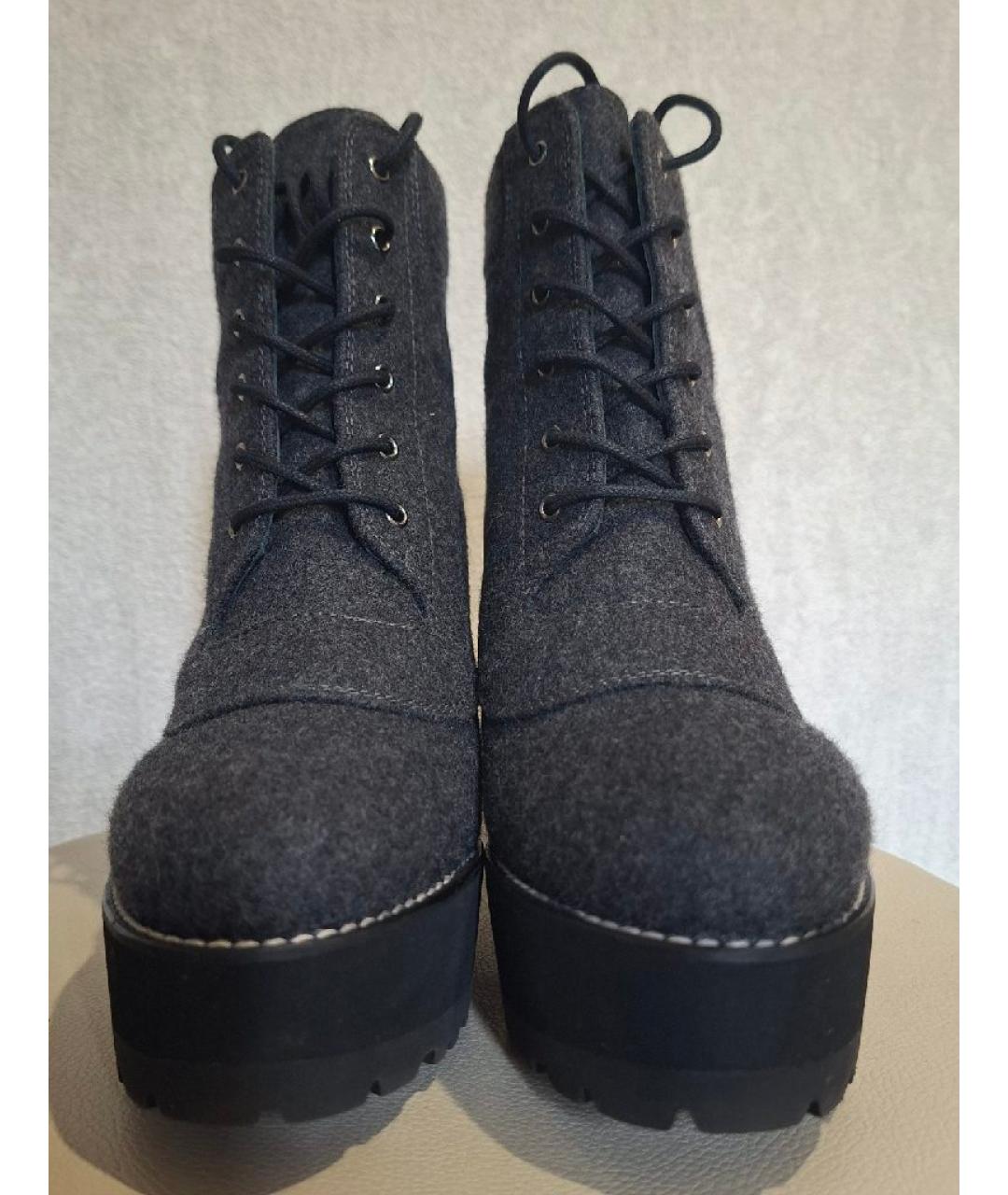 STUART WEITZMAN Серые ботильоны, фото 2