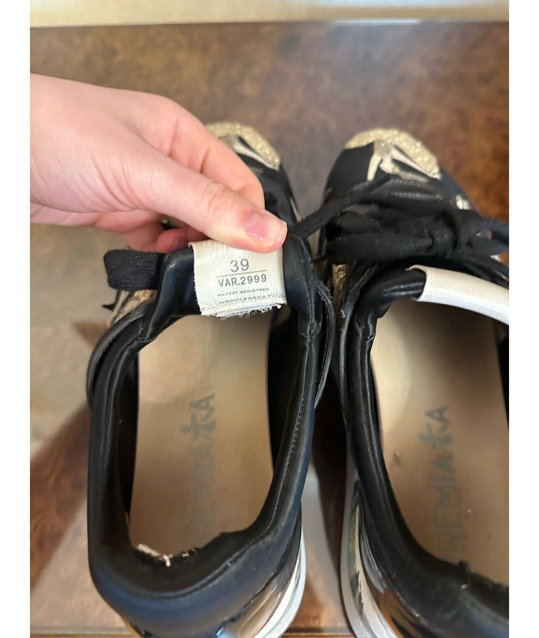 PREMIATA Черные текстильные кроссовки, фото 5