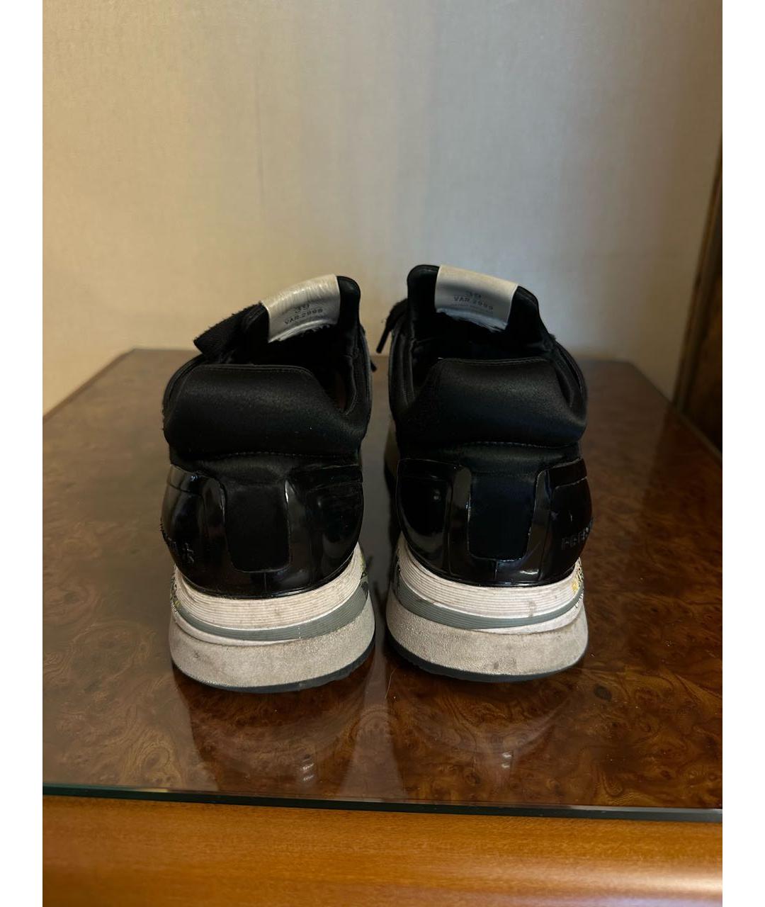 PREMIATA Черные текстильные кроссовки, фото 2