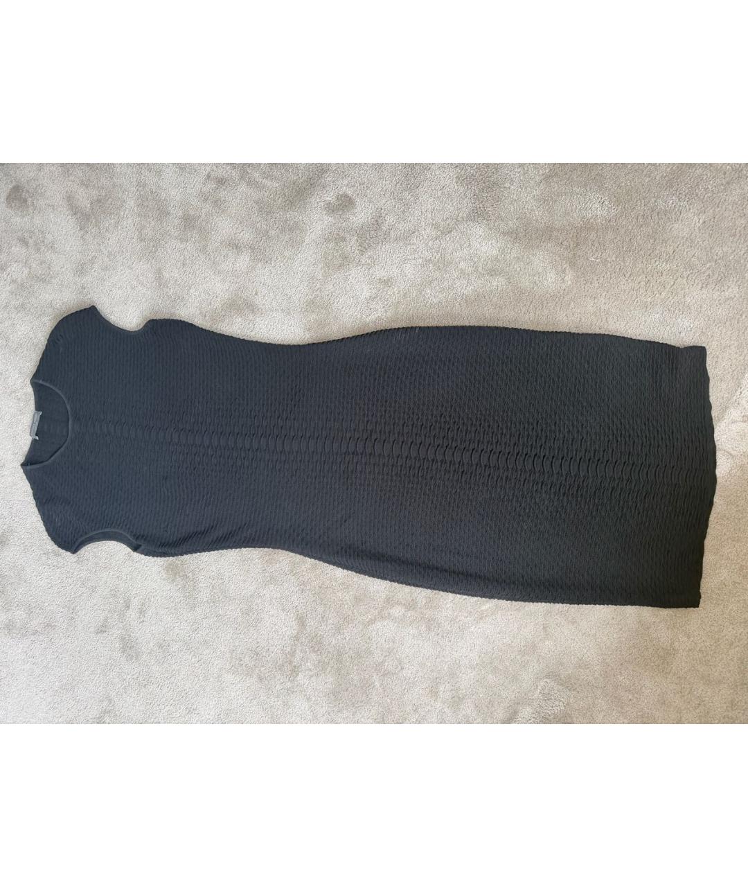 ALEXANDER MCQUEEN Черное вискозное платье, фото 5