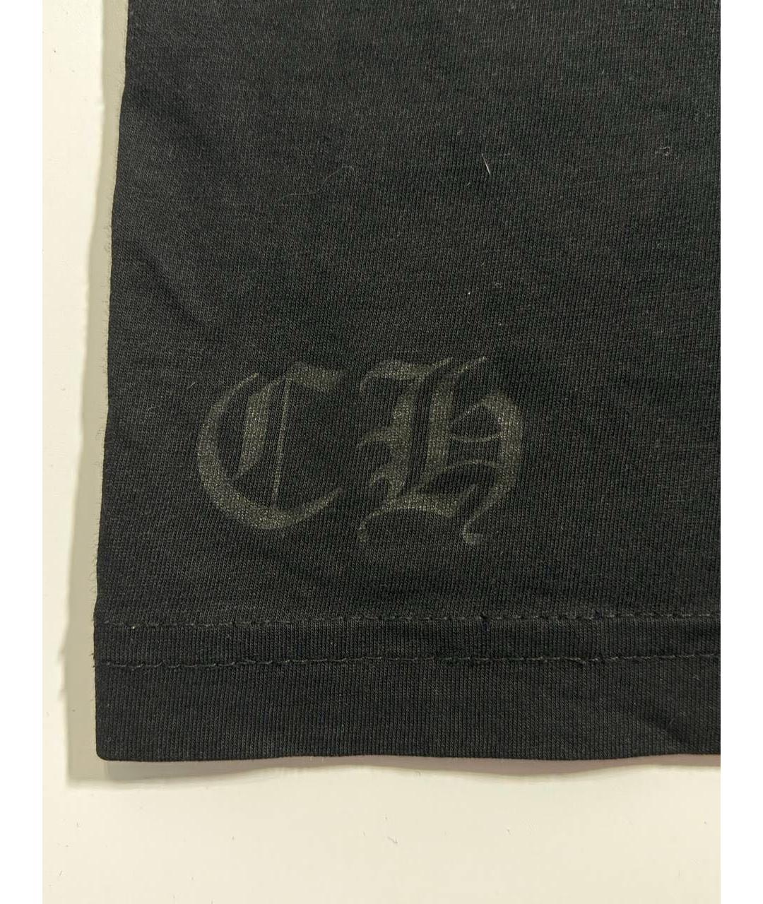 CHROME HEARTS Черная хлопковая футболка, фото 6