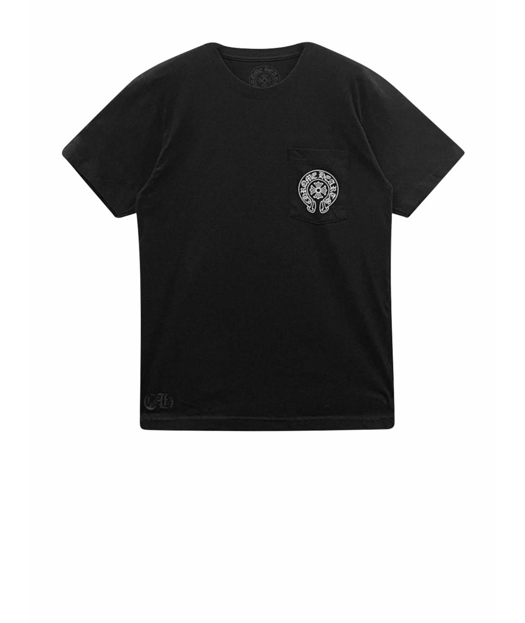 CHROME HEARTS Черная хлопковая футболка, фото 1