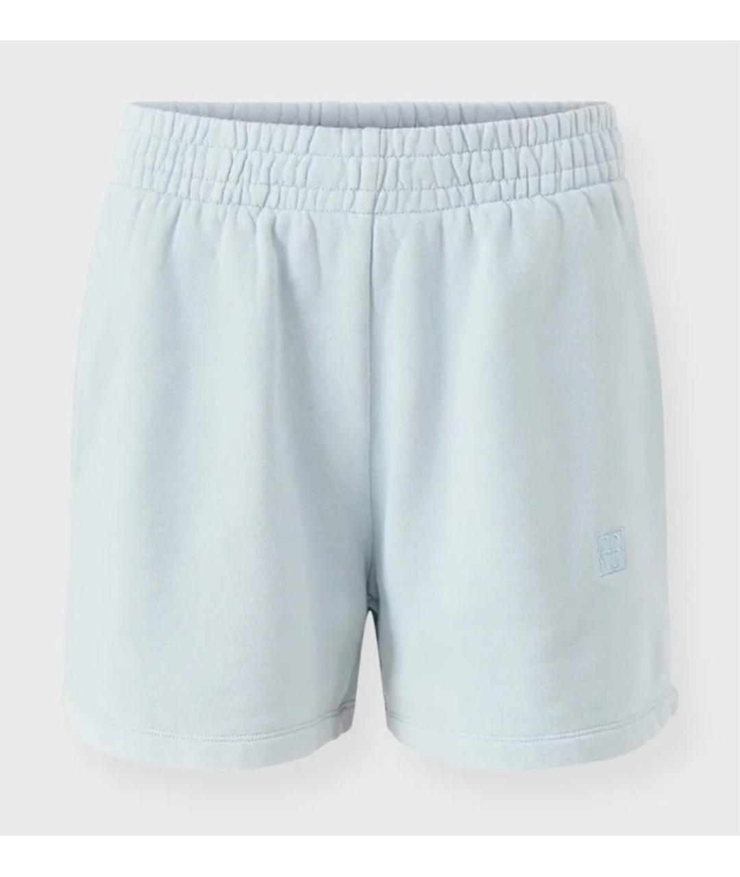ANINE BING Голубые хлопковые шорты, фото 6