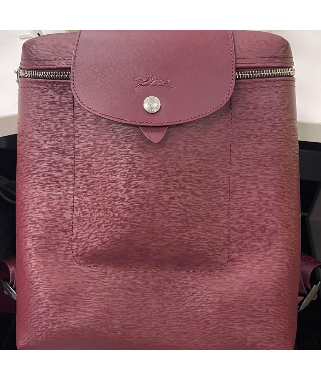 LONGCHAMP Бордовый рюкзак, фото 5