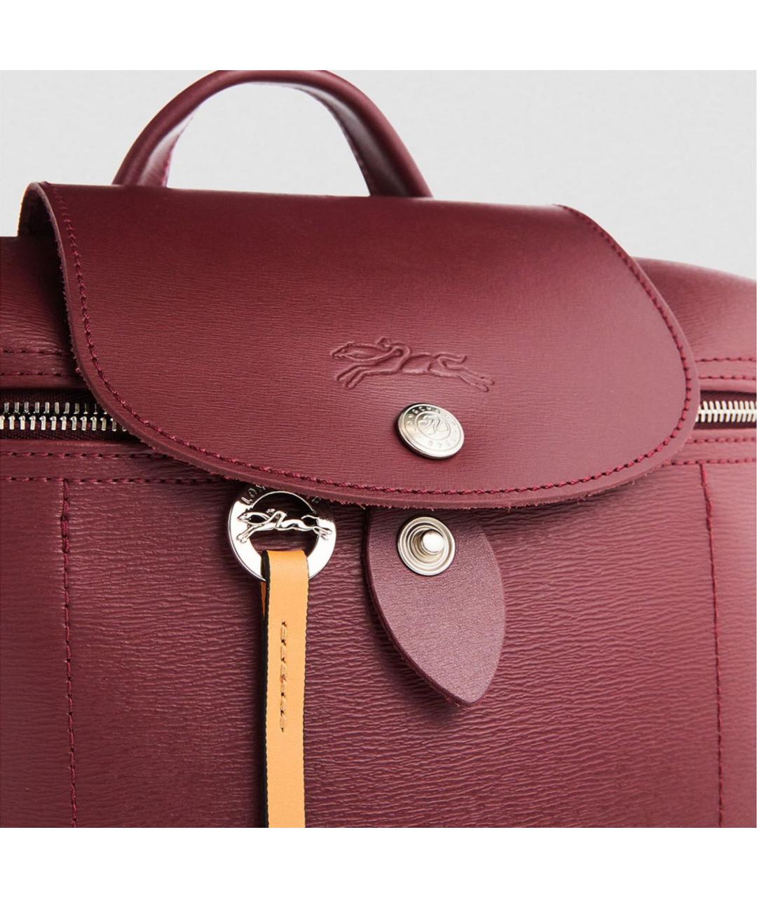 LONGCHAMP Бордовый рюкзак, фото 3