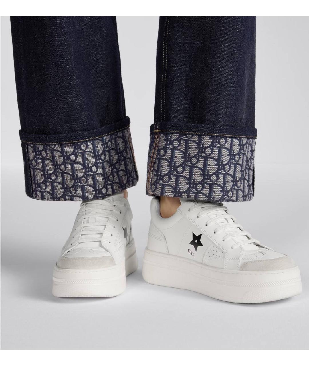 CHRISTIAN DIOR Кожаные кеды, фото 4