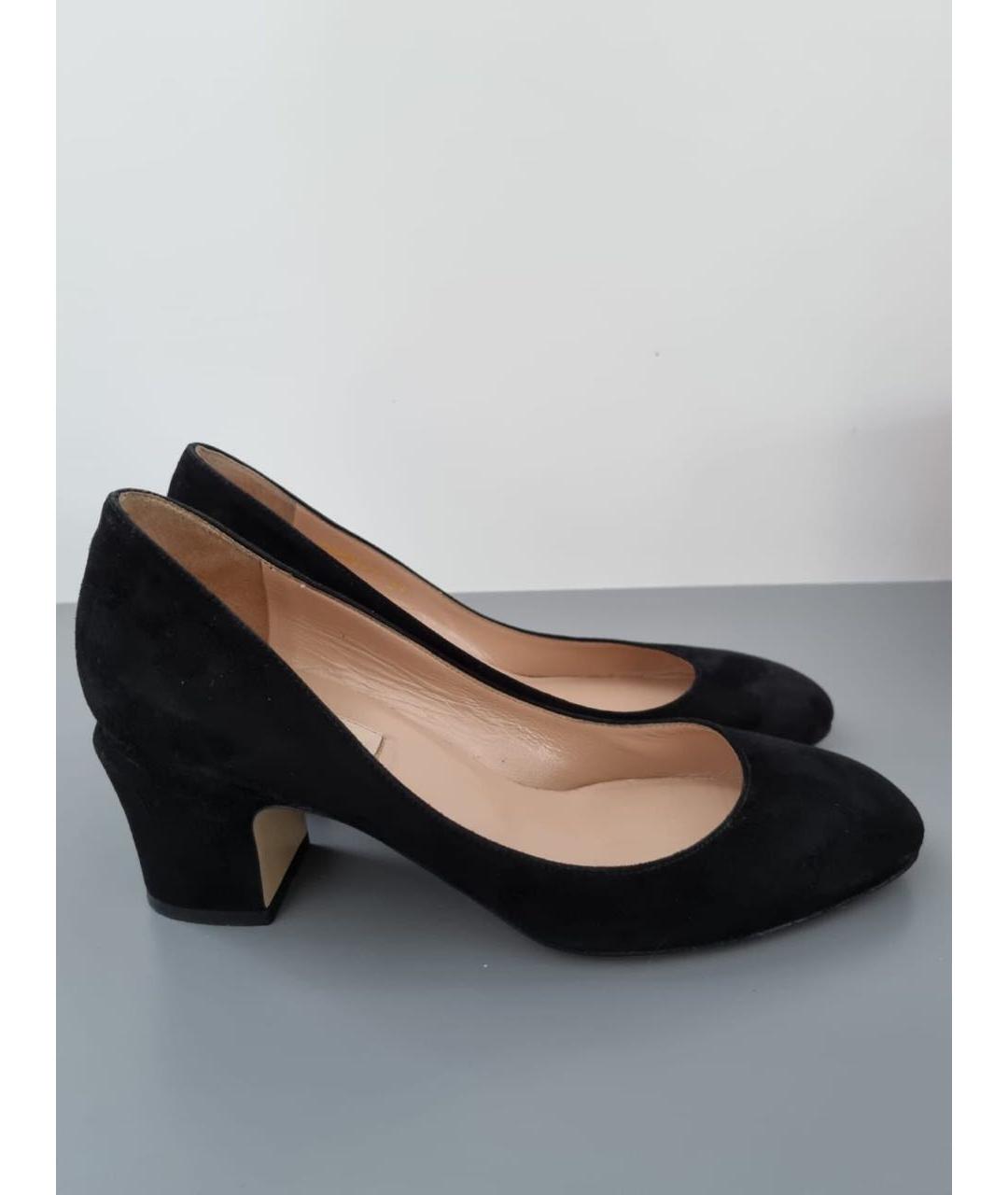 VALENTINO Черные замшевые туфли, фото 9