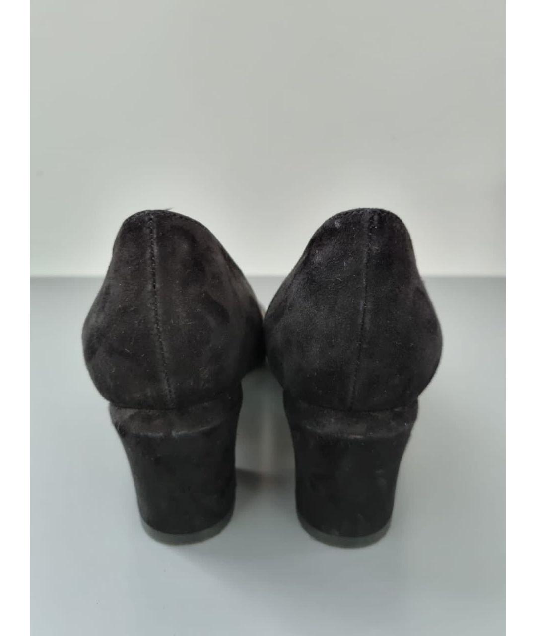 VALENTINO Черные замшевые туфли, фото 4