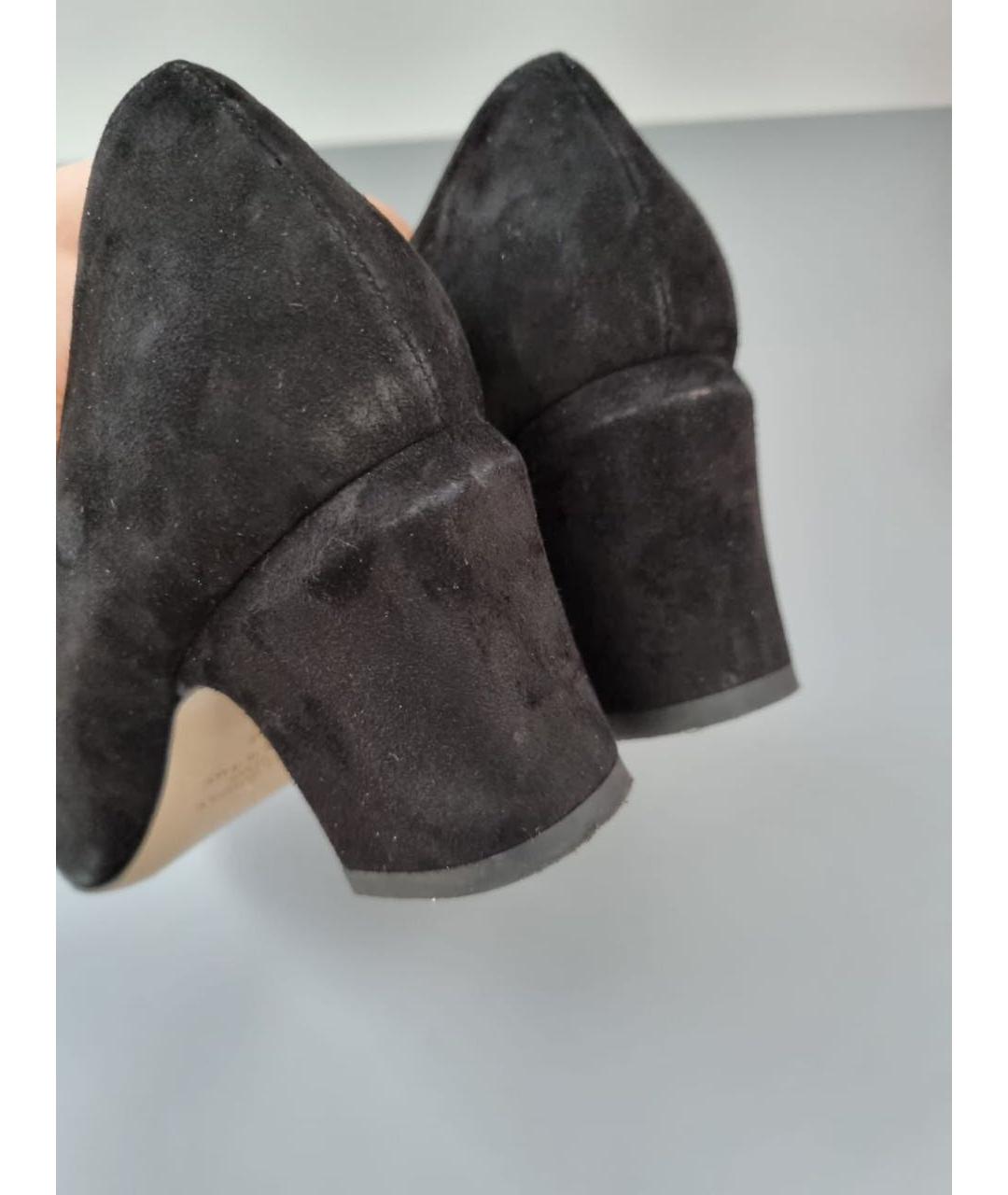 VALENTINO Черные замшевые туфли, фото 5