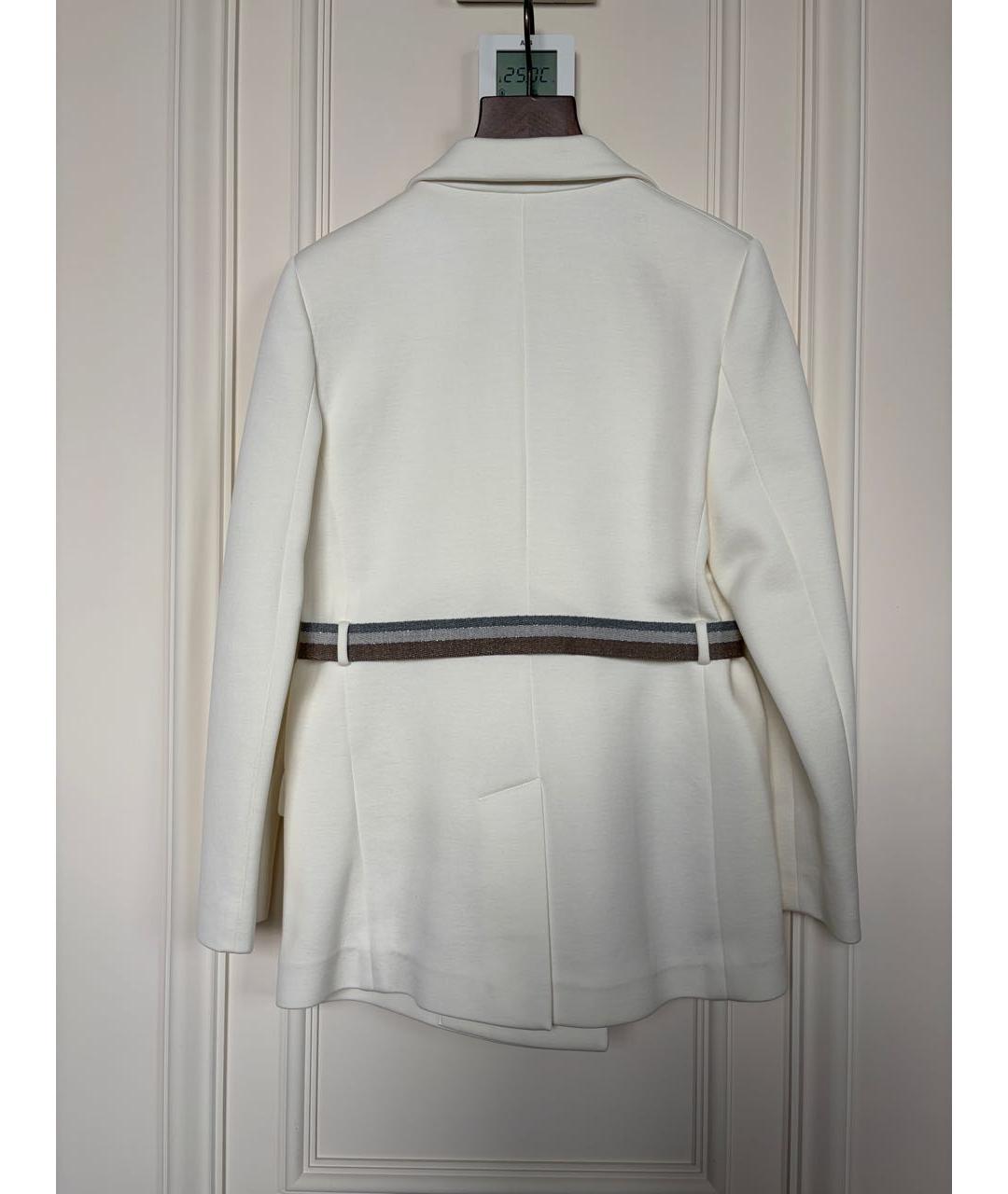 BRUNELLO CUCINELLI Белый хлопковый жакет / жилет, фото 2