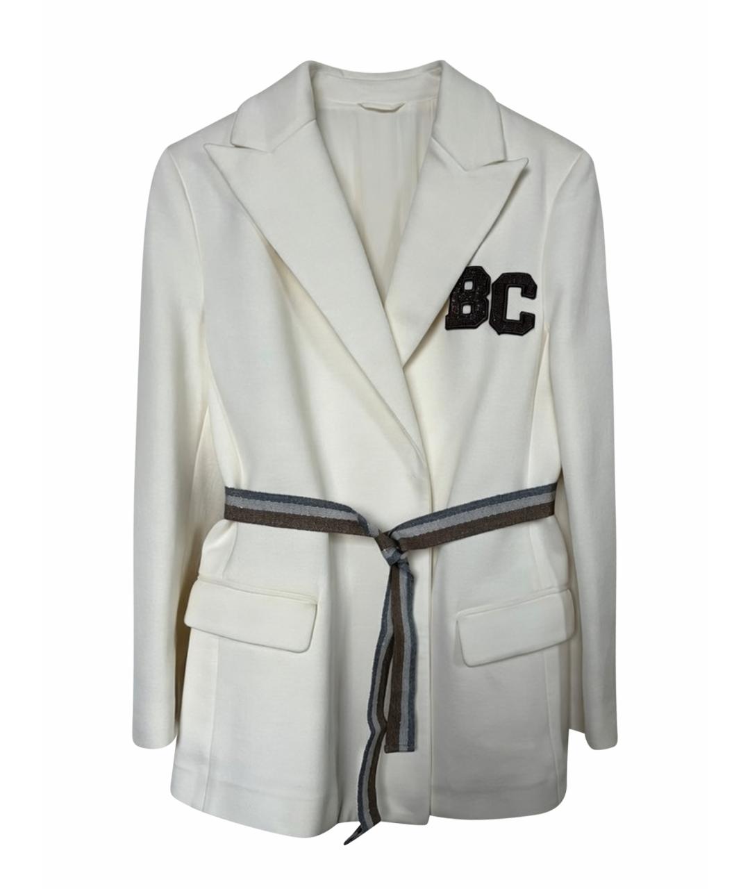 BRUNELLO CUCINELLI Белый хлопковый жакет / жилет, фото 1