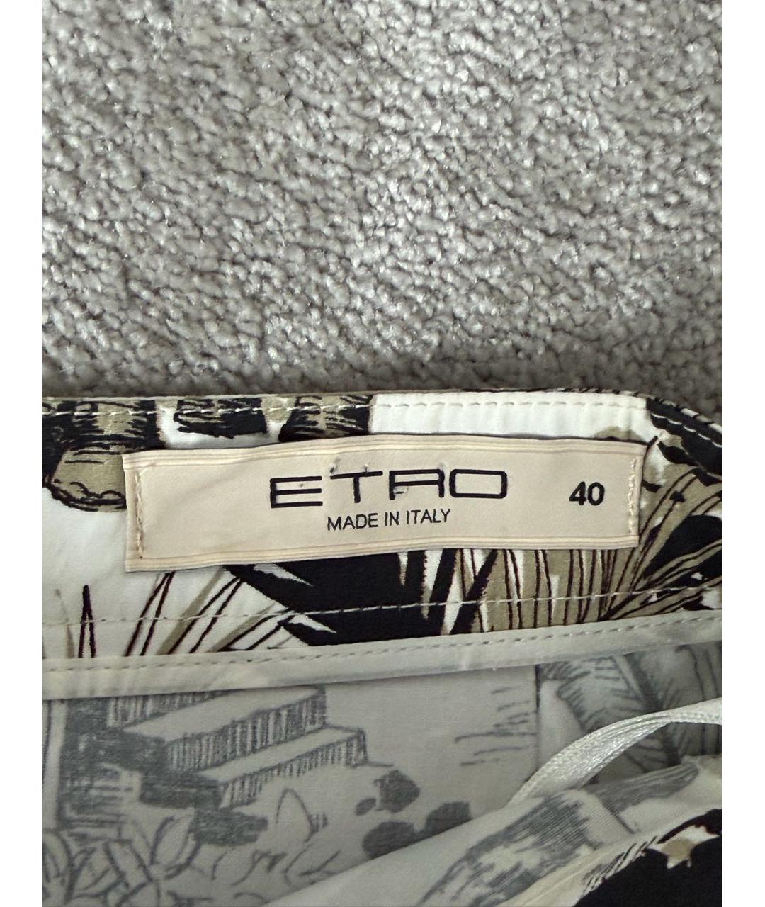 ETRO Бежевая хлопковая юбка миди, фото 3