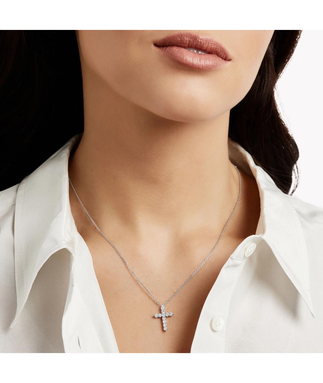 GRAFF Серебряное колье из белого золота, фото 3