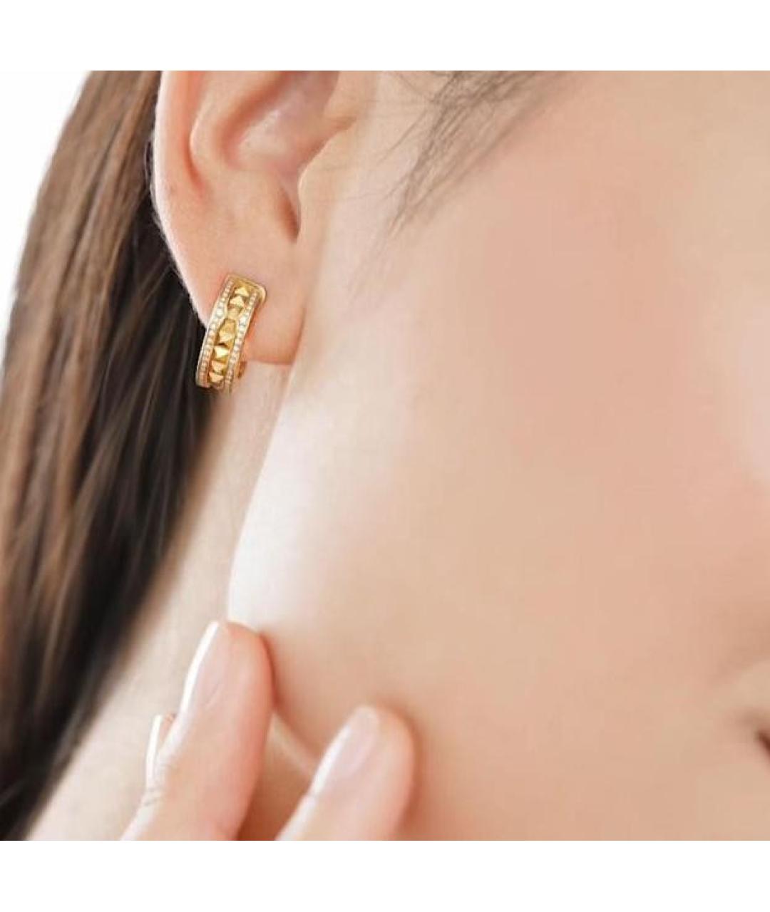 BVLGARI Золотые серьги из желтого золота, фото 4