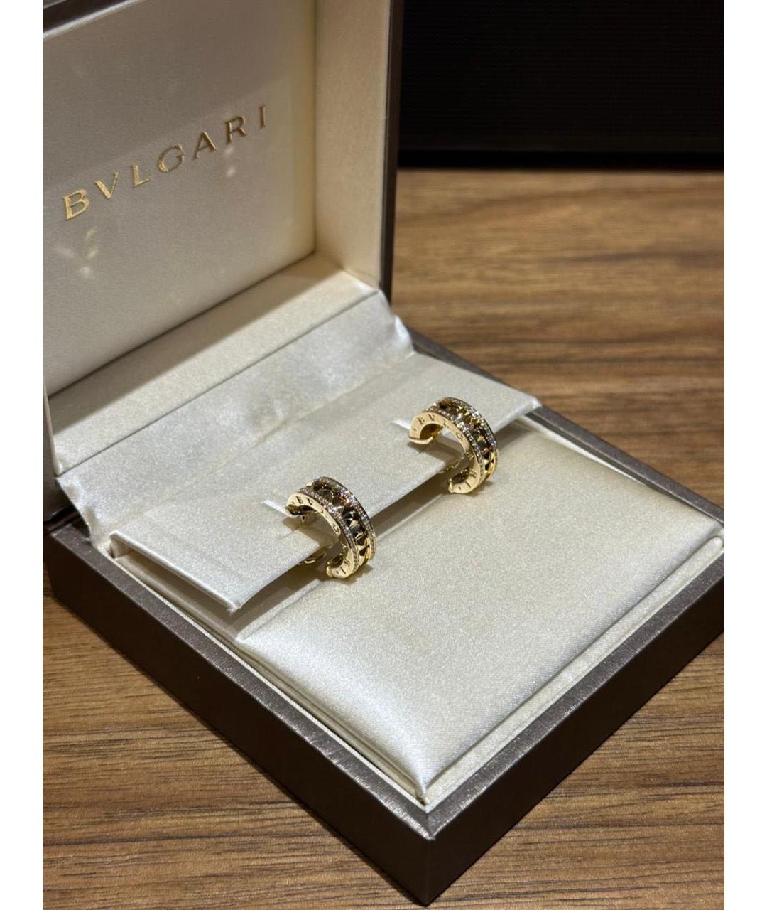 BVLGARI Золотые серьги из желтого золота, фото 2