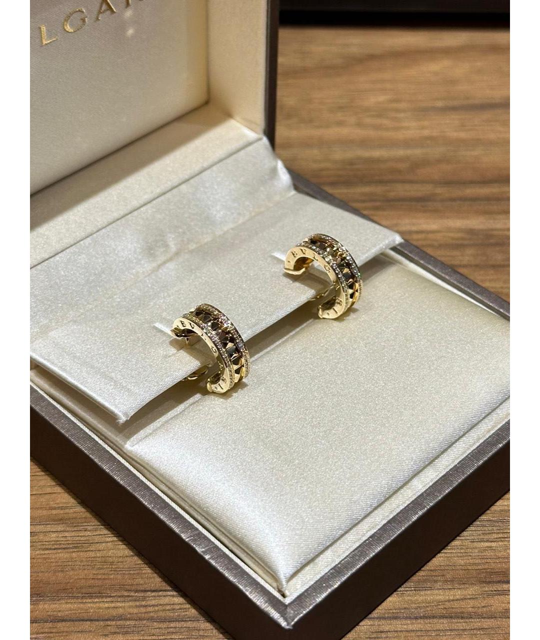 BVLGARI Золотые серьги из желтого золота, фото 3