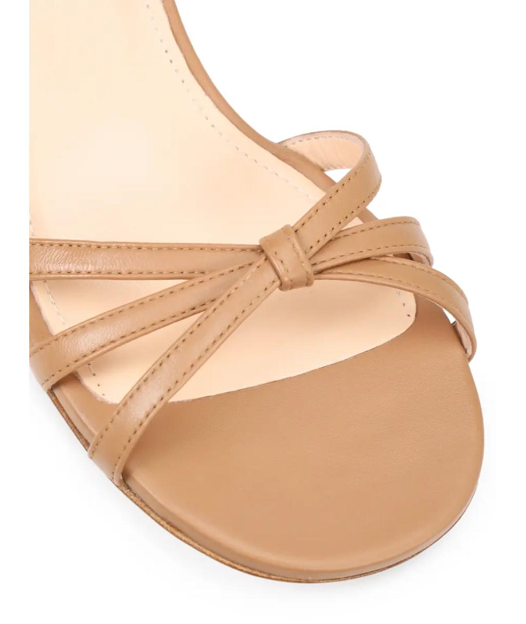 AGL Бежевые босоножки, фото 5