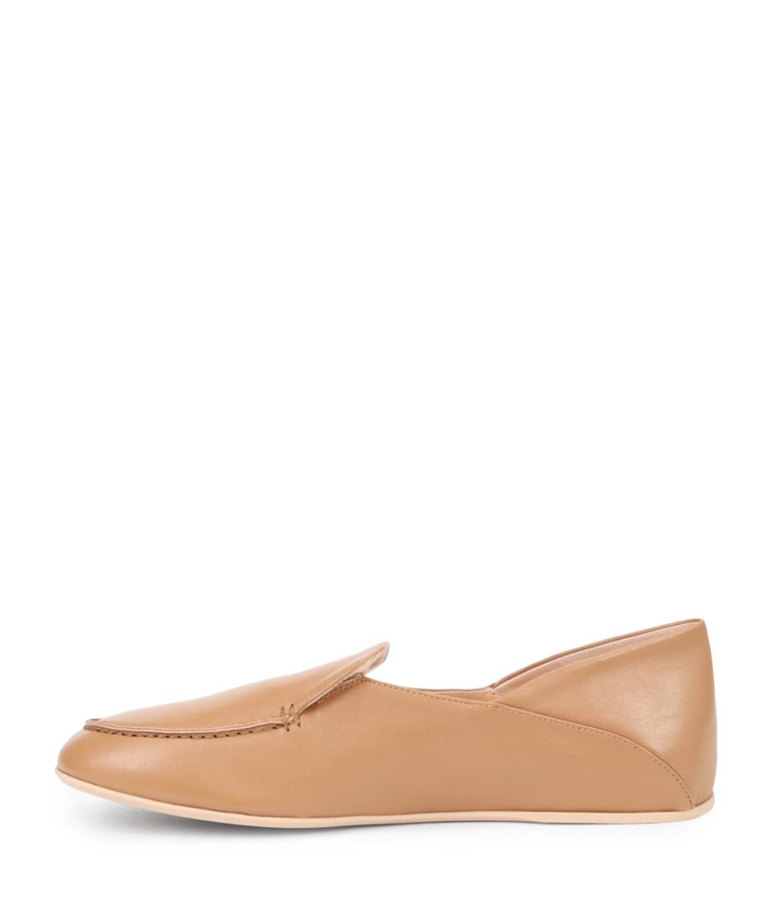 AGL Бежевые кожаные лоферы, фото 3