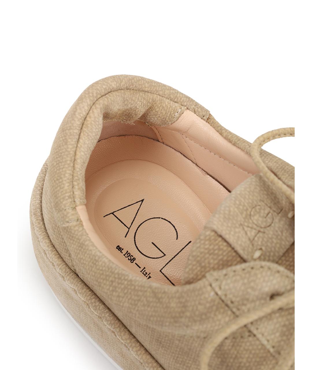 AGL Бежевые кеды, фото 6