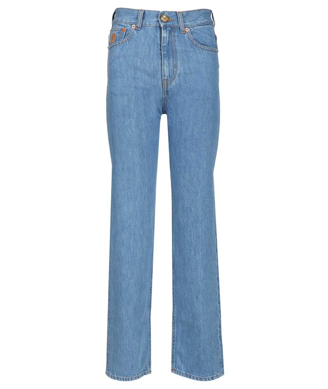 BLAZE MILANO Синие хлопковые джинсы слим, фото 1