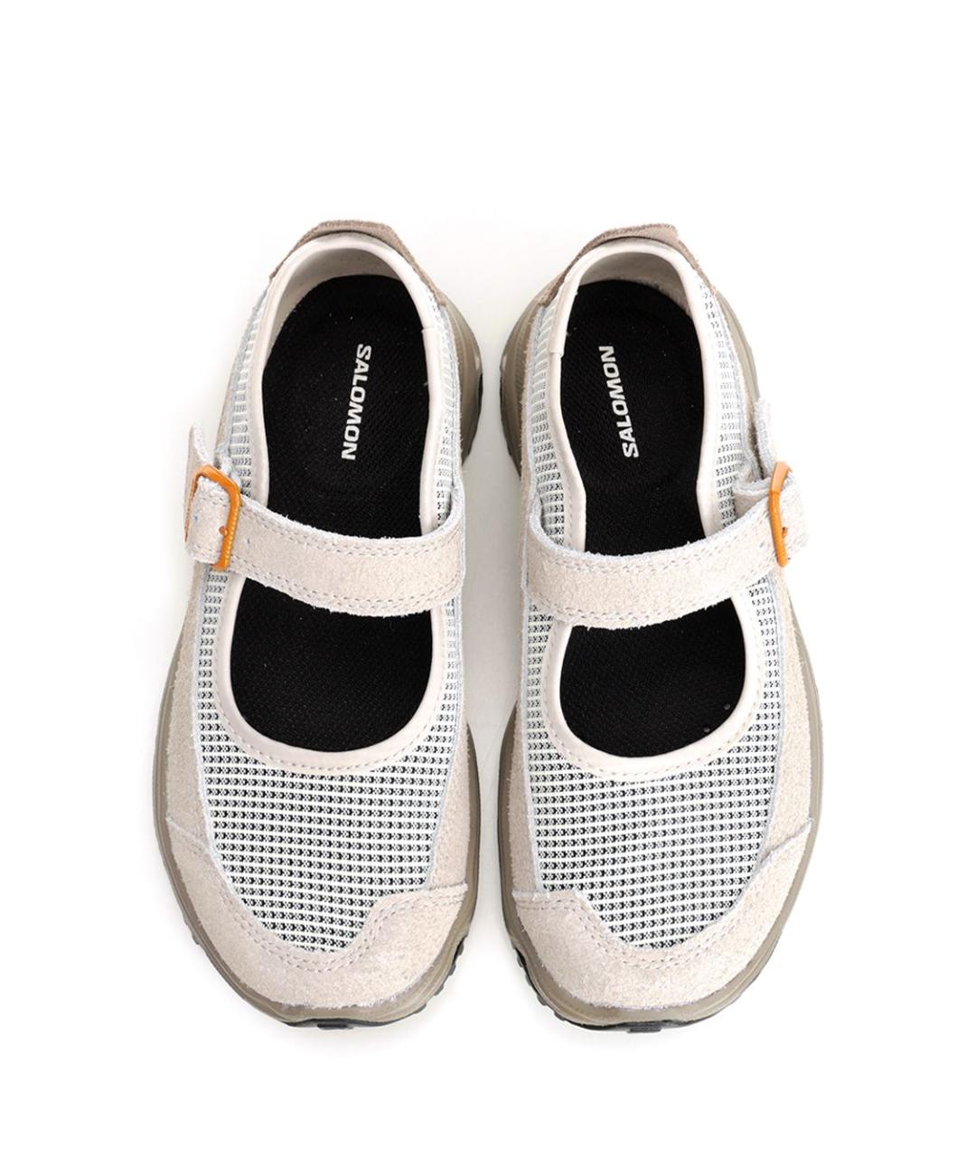 SALOMON Серые замшевые низкие кроссовки / кеды, фото 5