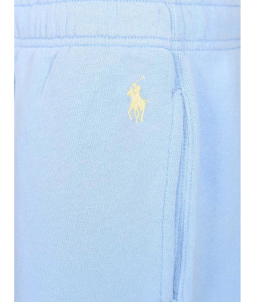 POLO RALPH LAUREN Голубые хлопковые шорты, фото 4