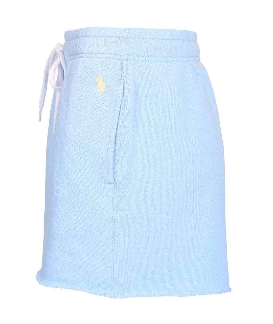 POLO RALPH LAUREN Голубые хлопковые шорты, фото 3