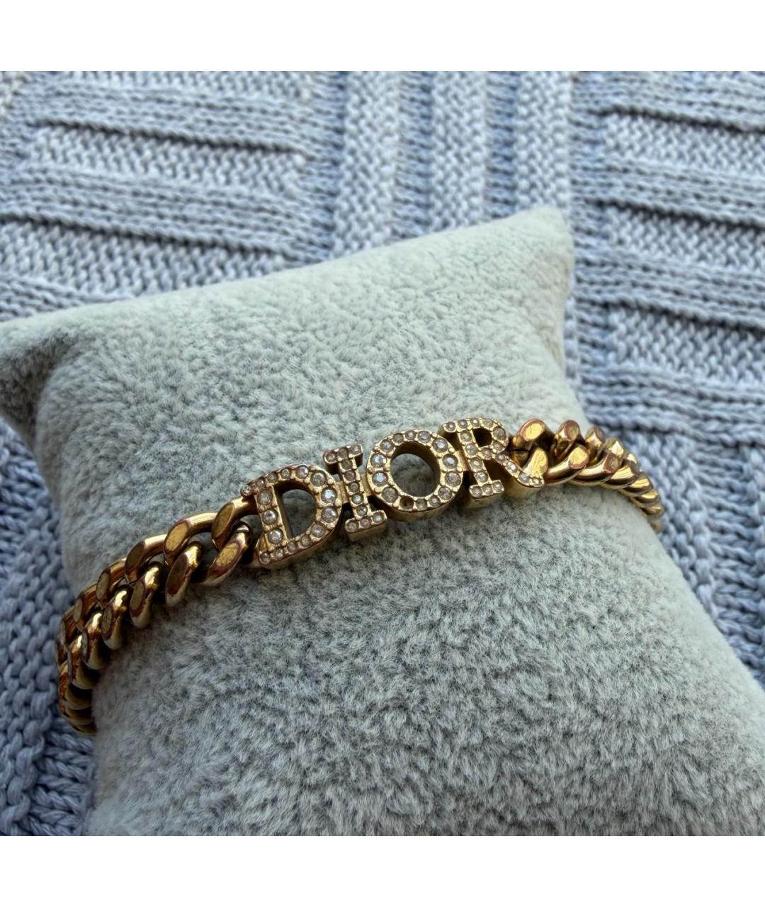 CHRISTIAN DIOR Золотой браслет, фото 3