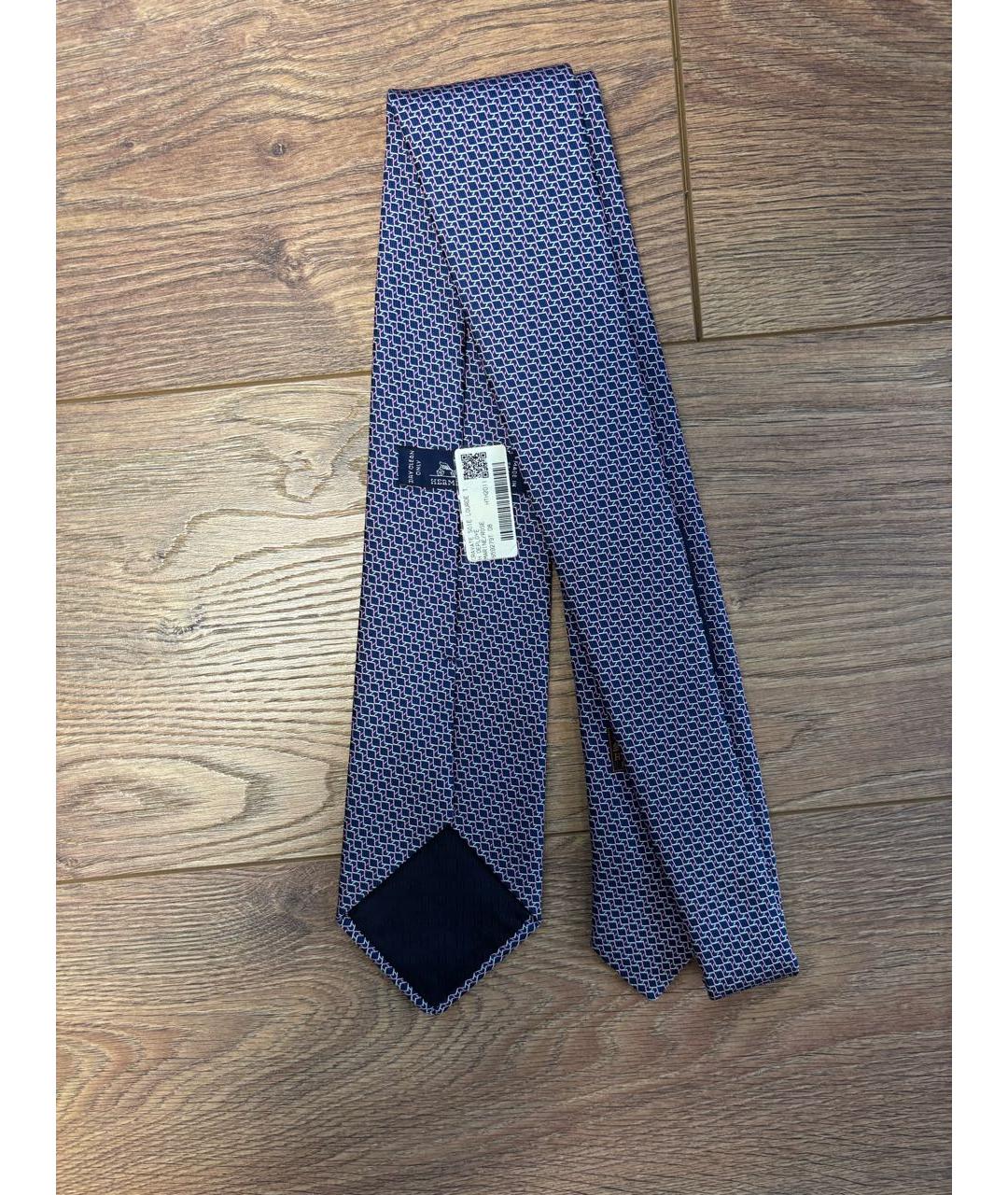 HERMES Мульти шелковый галстук, фото 2