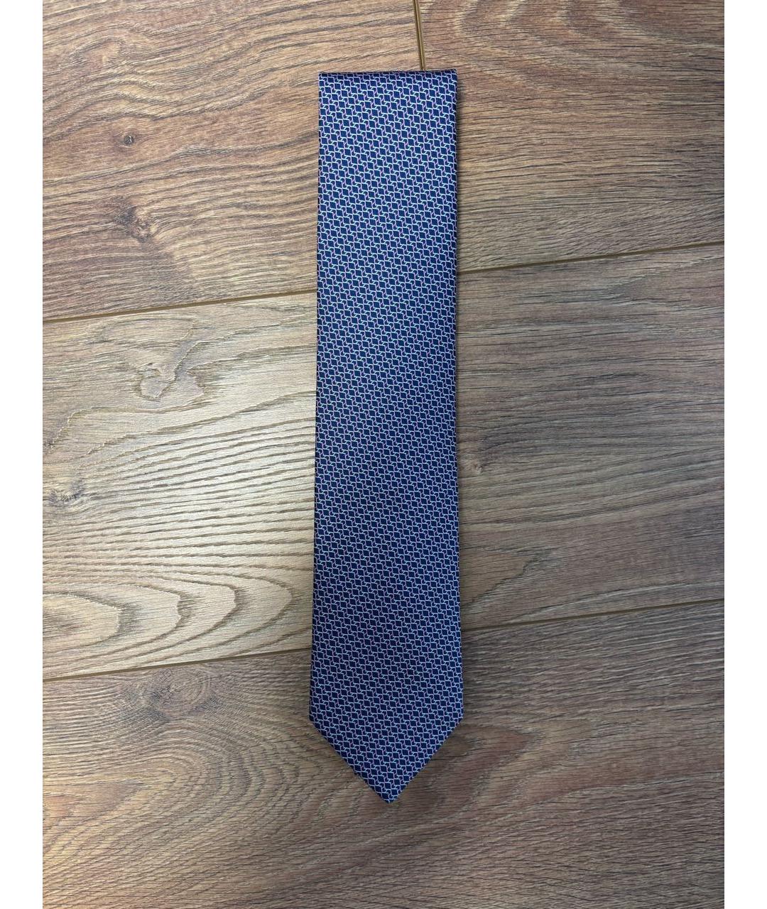 HERMES Мульти шелковый галстук, фото 5