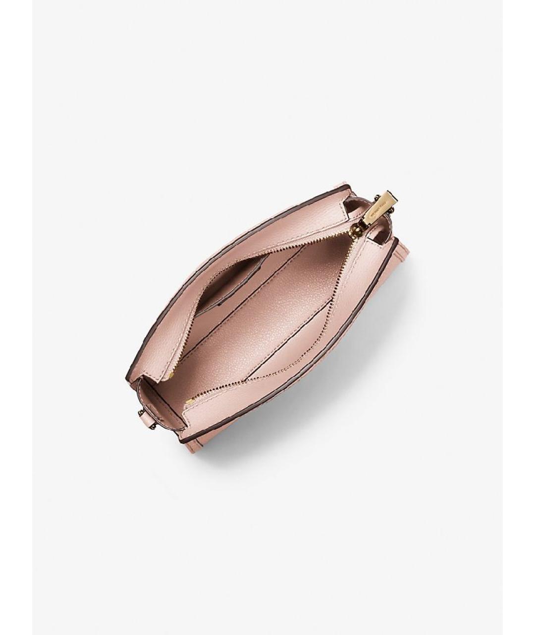 MICHAEL KORS Розовая кожаная сумка через плечо, фото 2