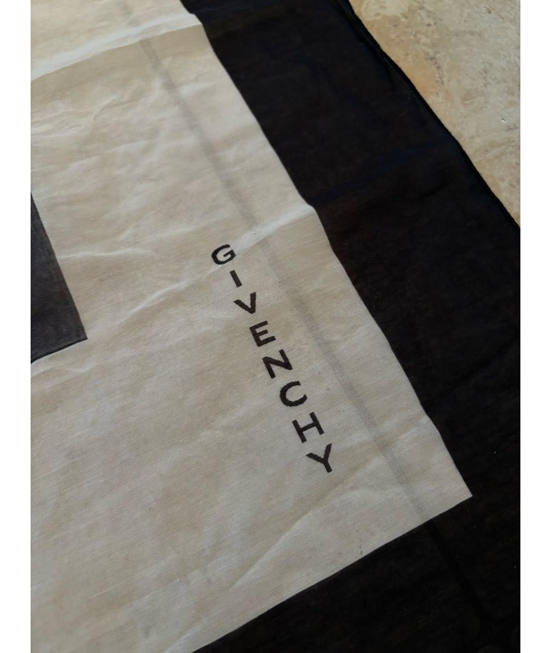 GIVENCHY Белый хлопковый платок, фото 2