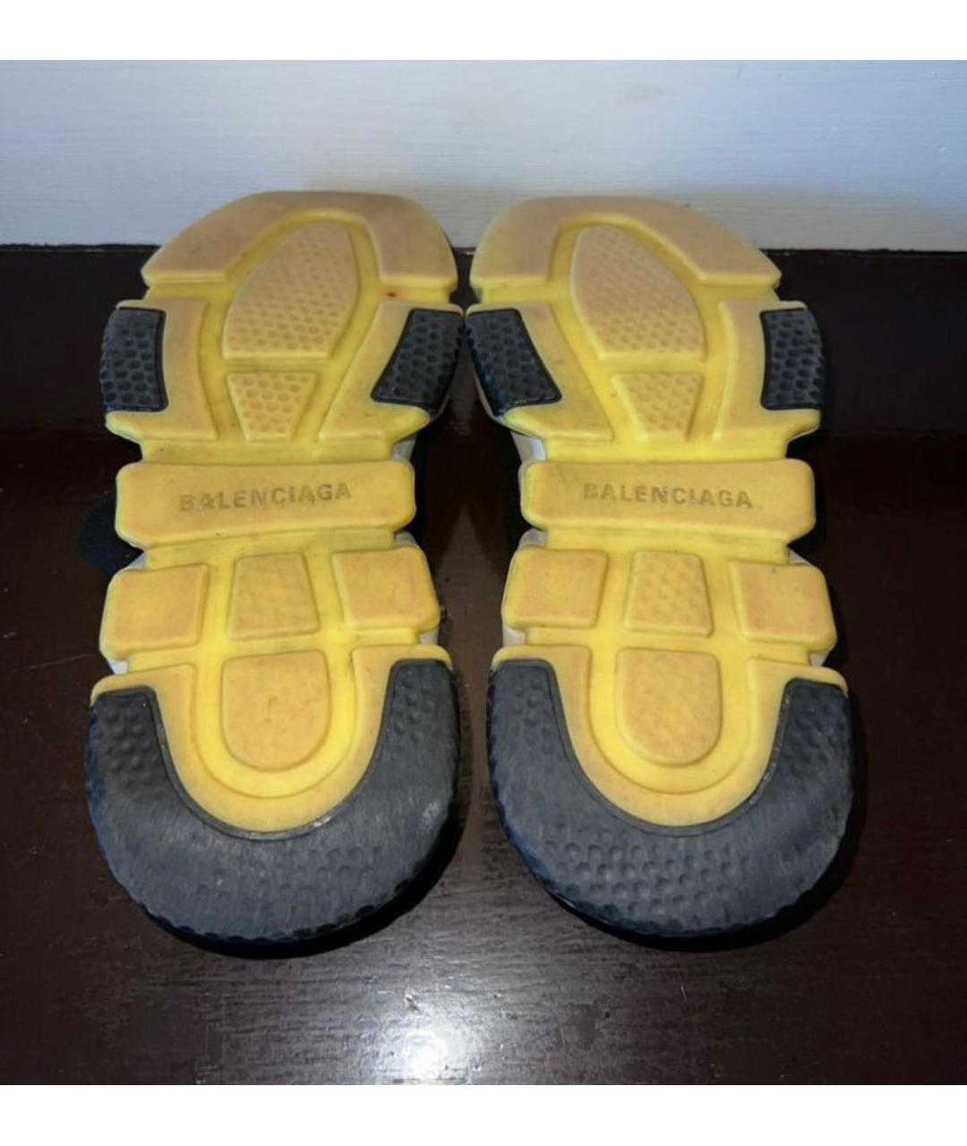 BALENCIAGA Черные текстильные кроссовки, фото 4