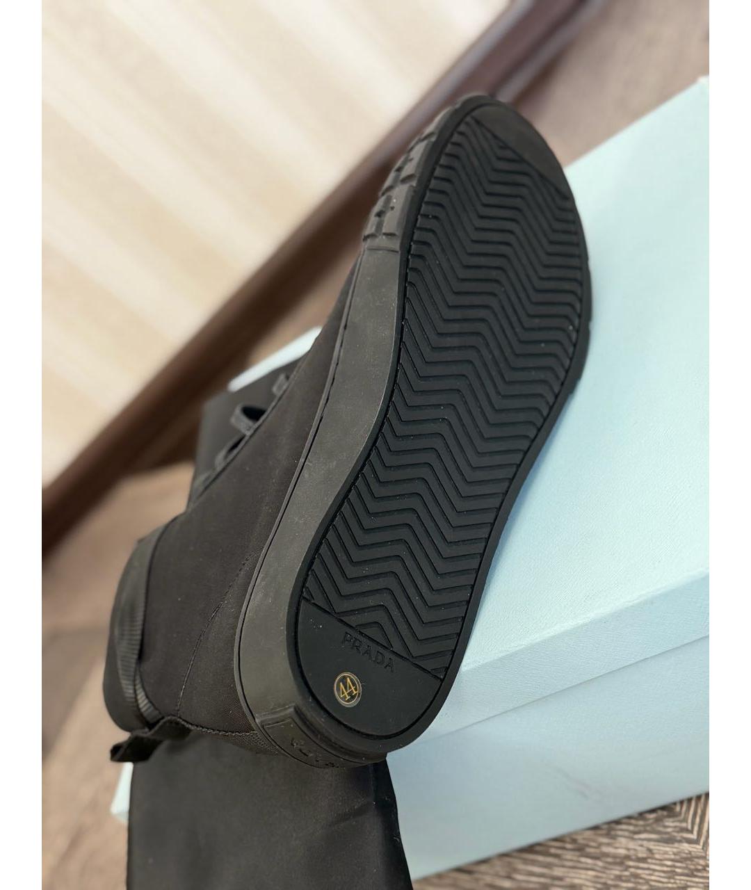 PRADA Черные высокие кроссовки / кеды, фото 6