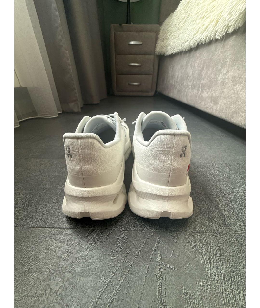ON Белые текстильные кроссовки, фото 4