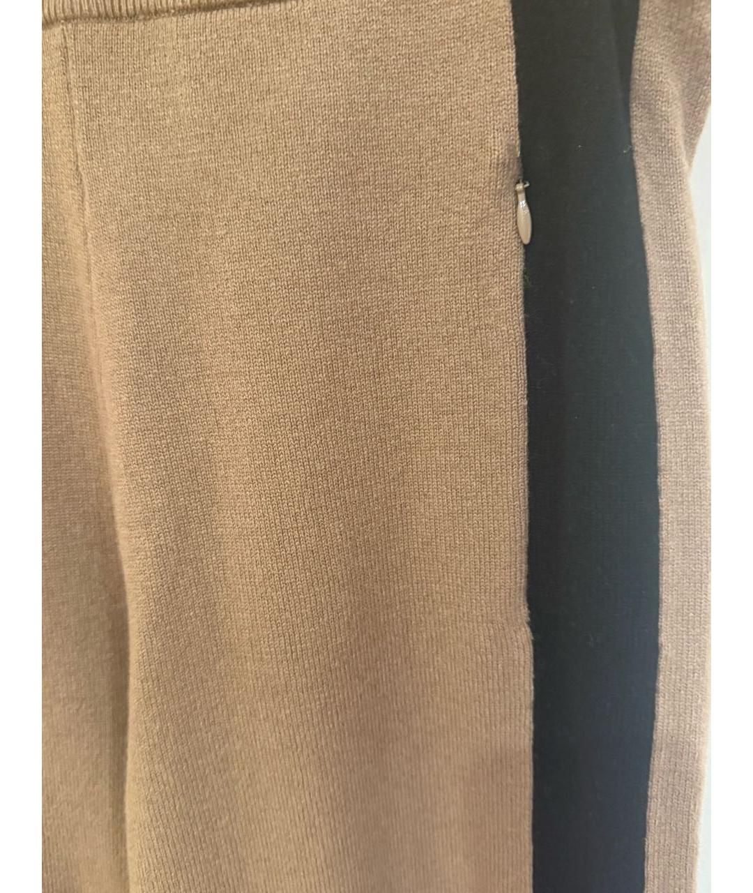JOSEPH Коричневые шерстяные прямые брюки, фото 4