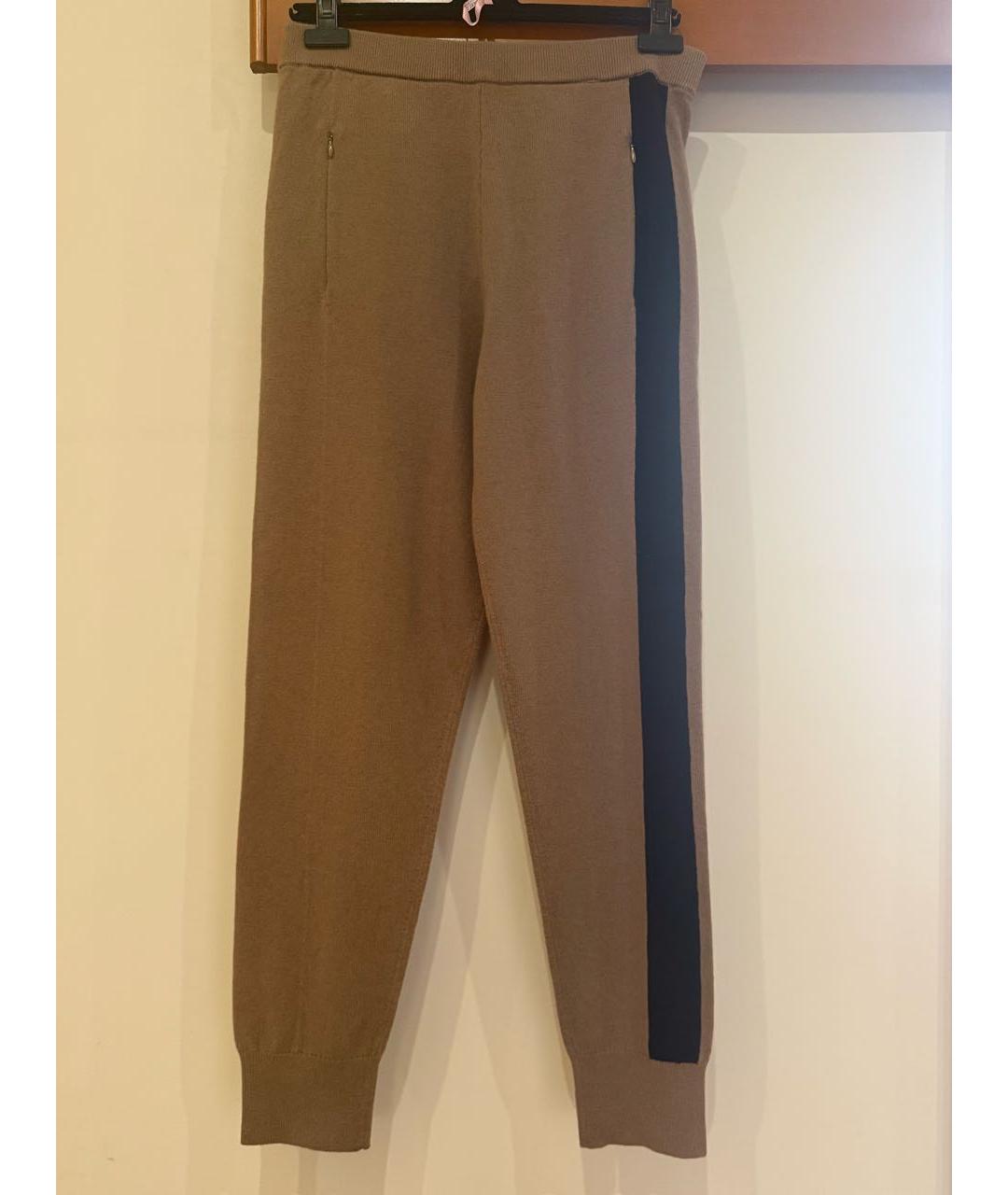 JOSEPH Коричневые шерстяные прямые брюки, фото 7
