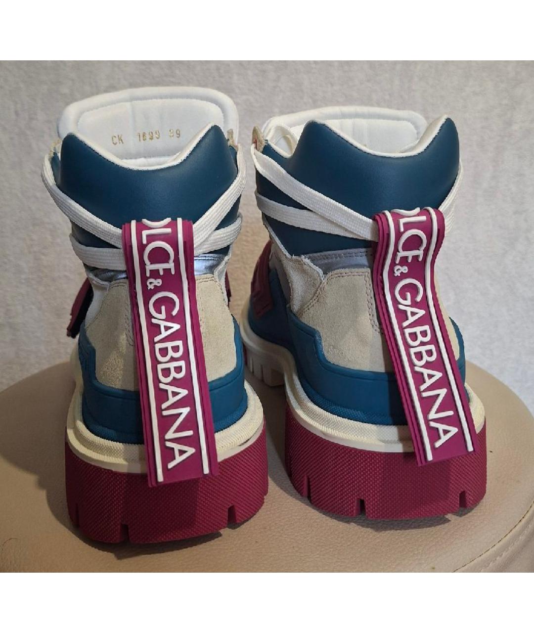 DOLCE&GABBANA Мульти кроссовки, фото 4