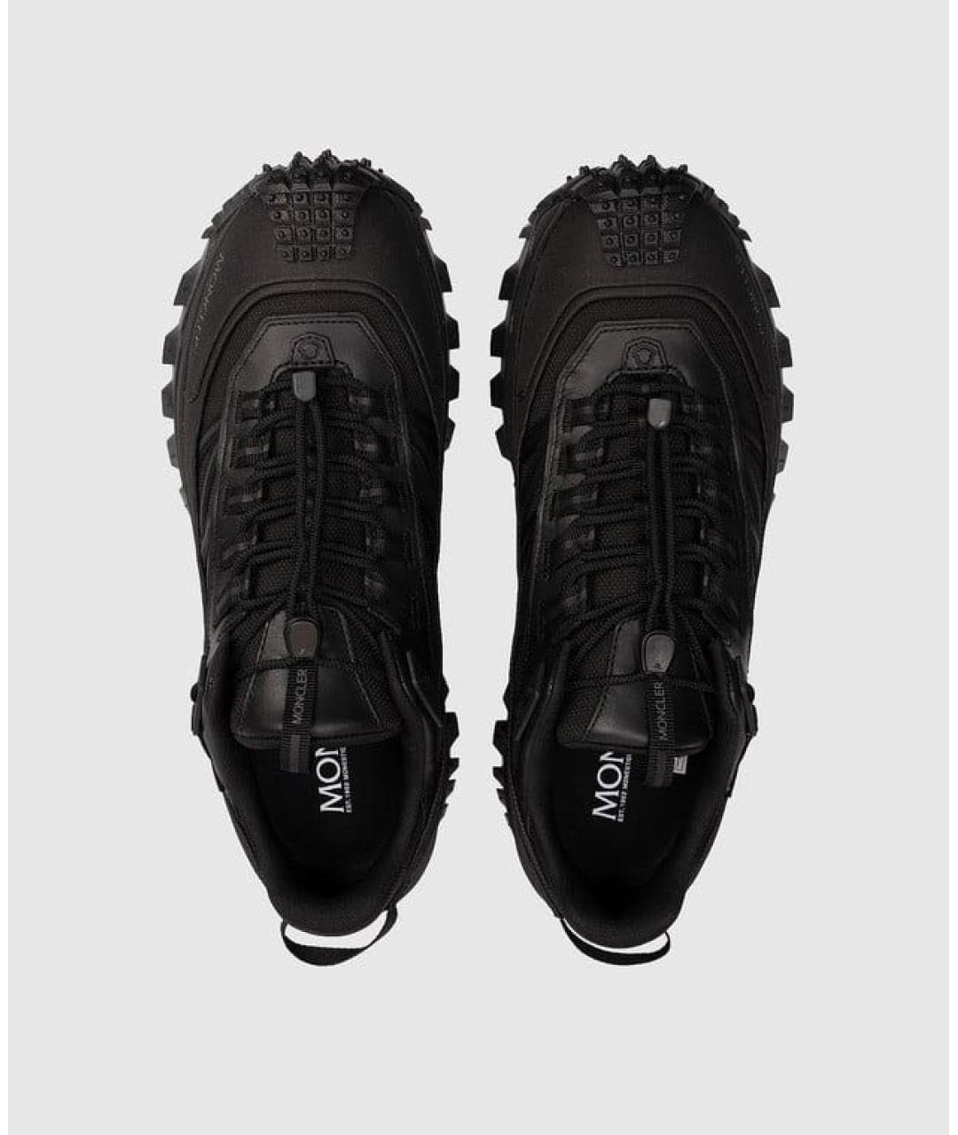 MONCLER Черные кроссовки, фото 4