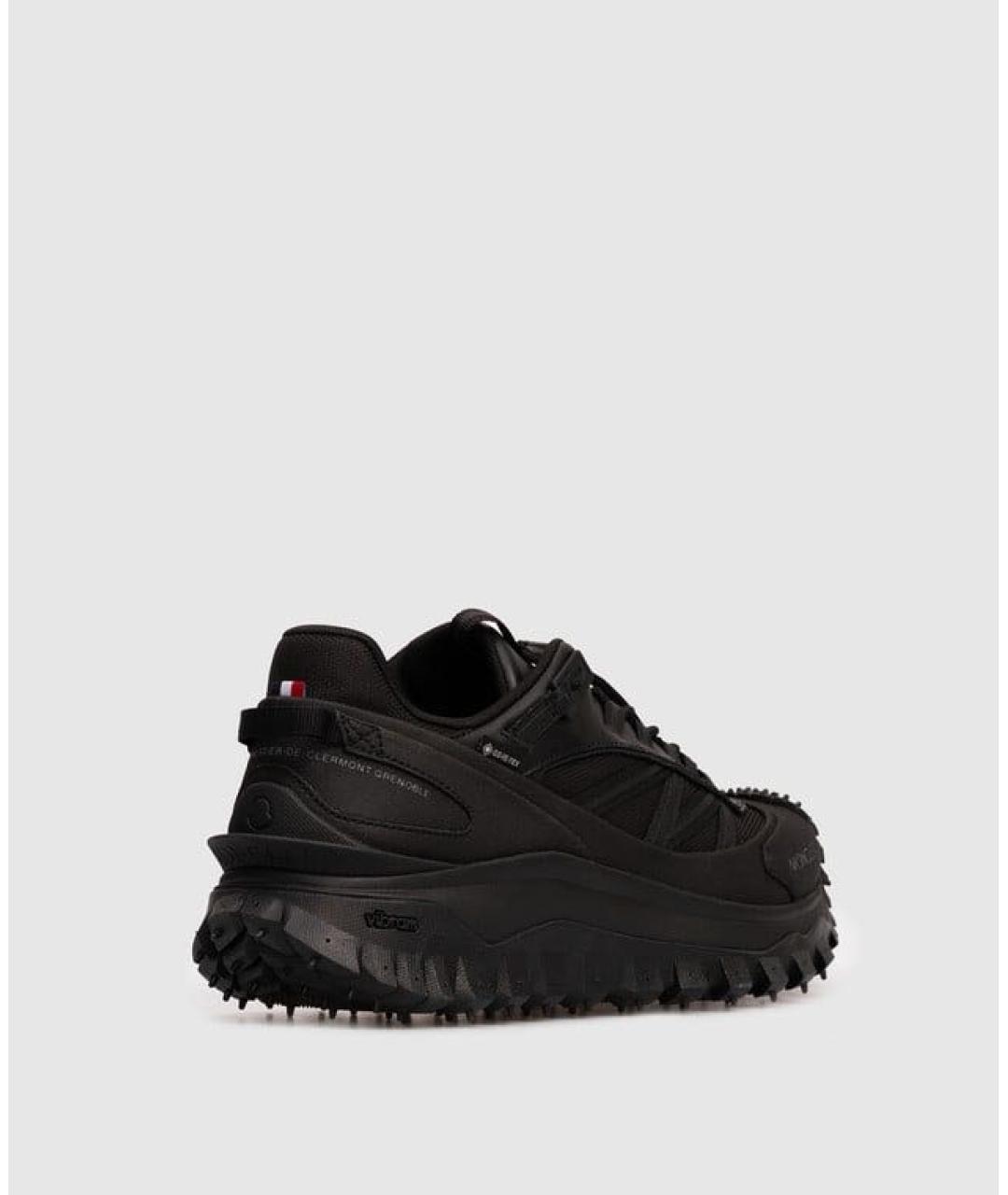 MONCLER Черные кроссовки, фото 3