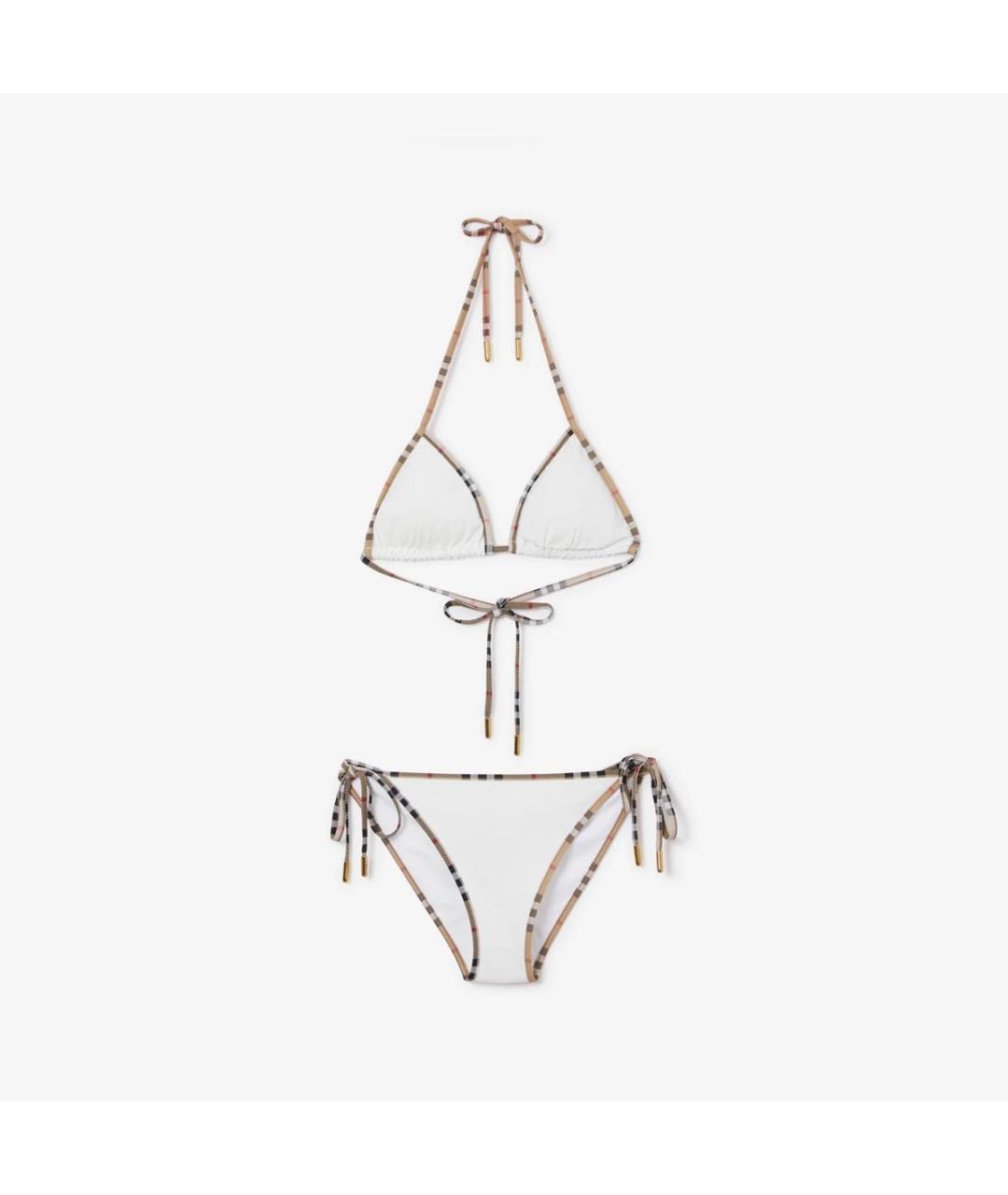 BURBERRY Белый полиамидовый купальник, фото 5