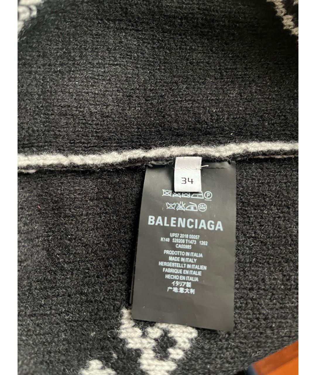 BALENCIAGA Серый шерстяной джемпер / свитер, фото 3