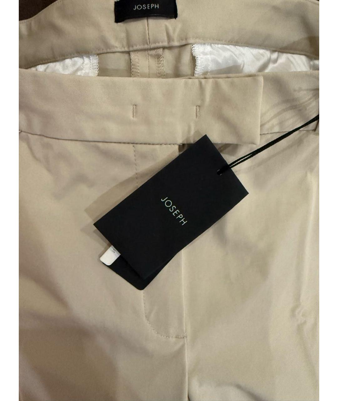 JOSEPH Бежевые хлопковые брюки узкие, фото 8