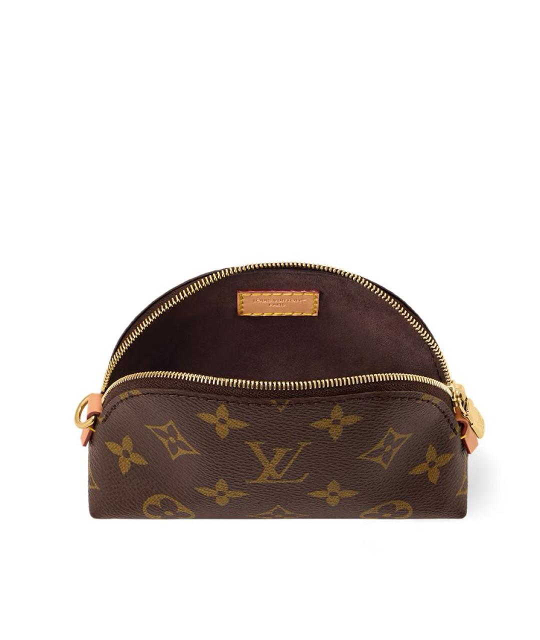 LOUIS VUITTON Коричневая косметичка, фото 2