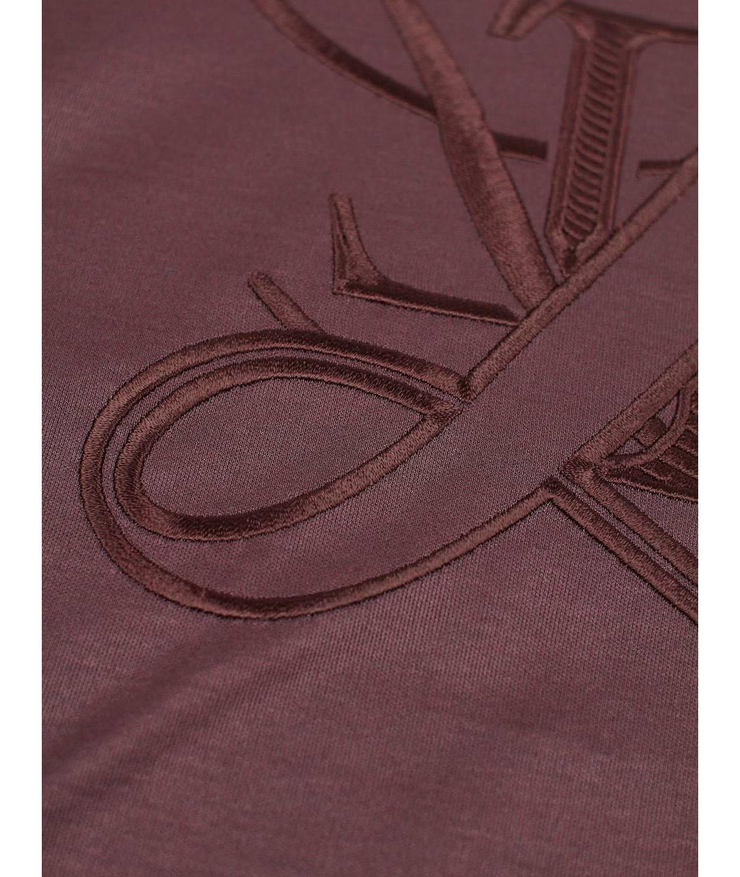 ZILLI Бордовая хлопковая футболка, фото 6
