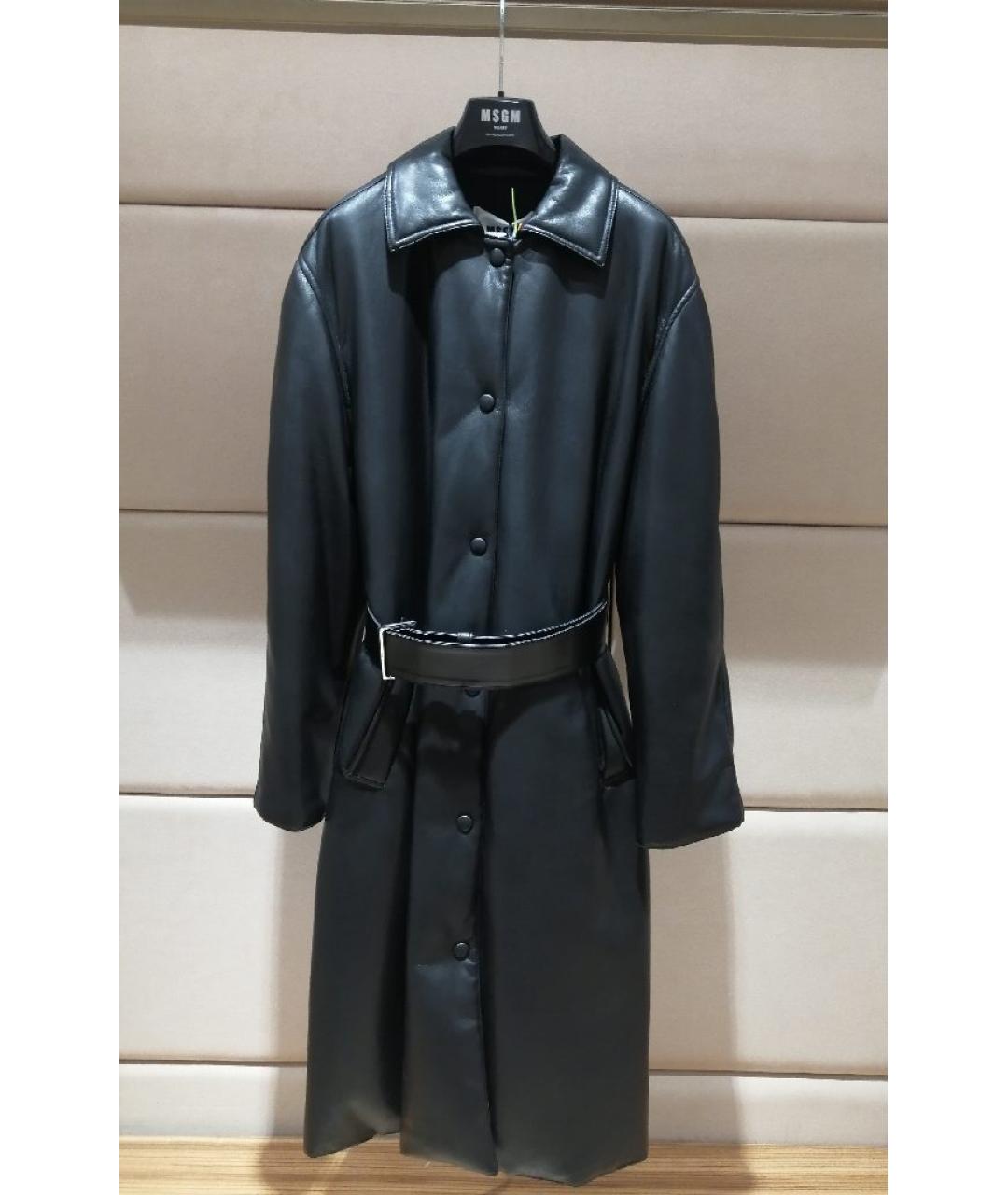 MSGM Черный тренч/плащ, фото 3
