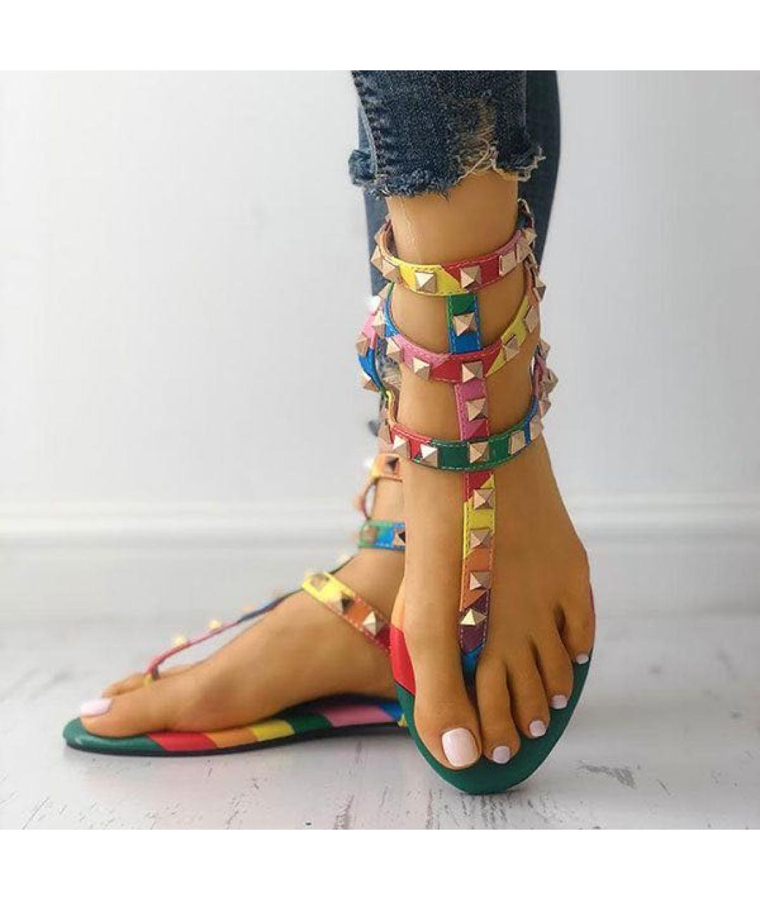 VALENTINO Мульти кожаные сандалии, фото 6