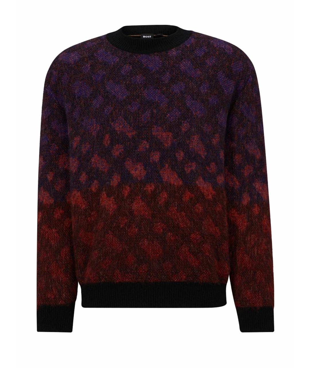 HUGO BOSS Фиолетовый шерстяной джемпер / свитер, фото 1