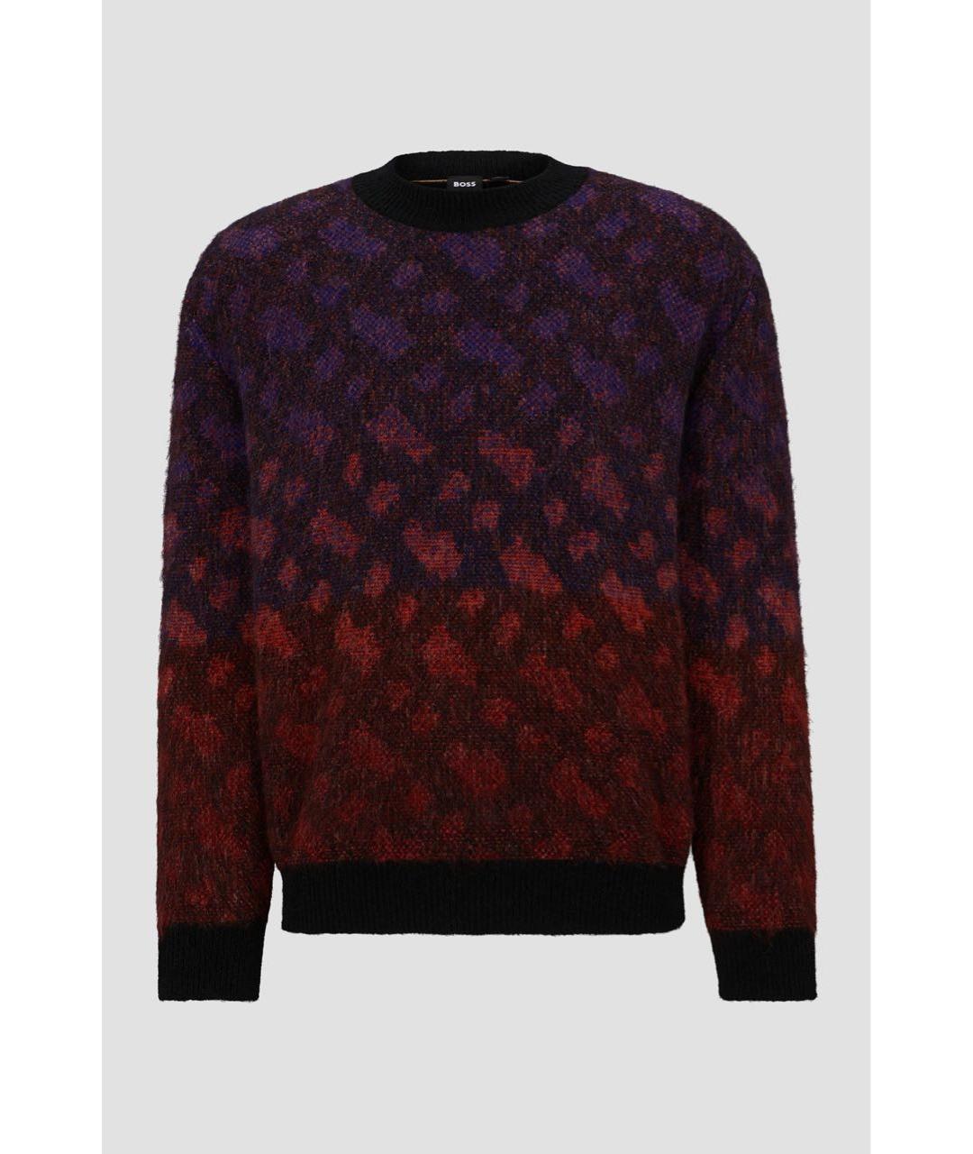 HUGO BOSS Фиолетовый шерстяной джемпер / свитер, фото 9