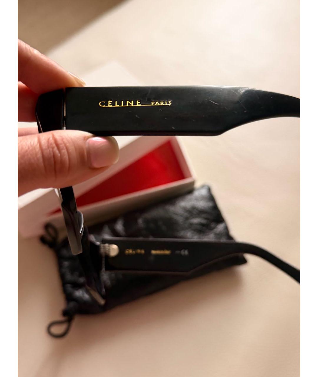 CELINE Черные солнцезащитные очки, фото 5